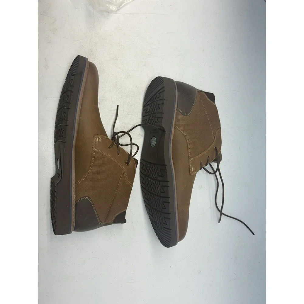 Nunn Bush Men's Circuit‎ Plain Toe Lace-Up Oxford Brown Size 8.5M